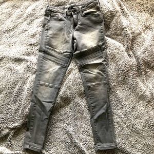 Grey Moto skinny jeans